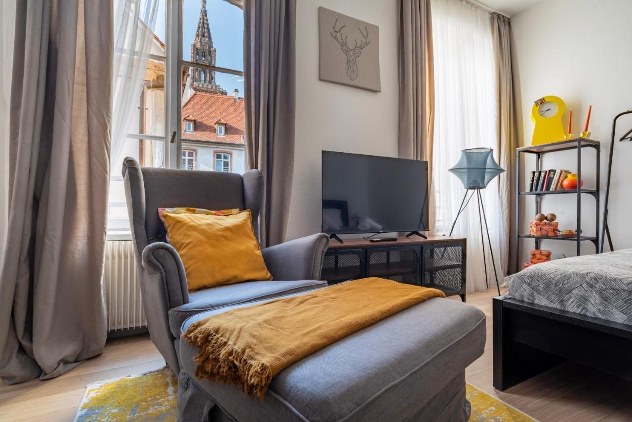 Апартаменты Chez Francoise - Hyper-Centre, Vue Cathedrale Страсбург Экстерьер фото